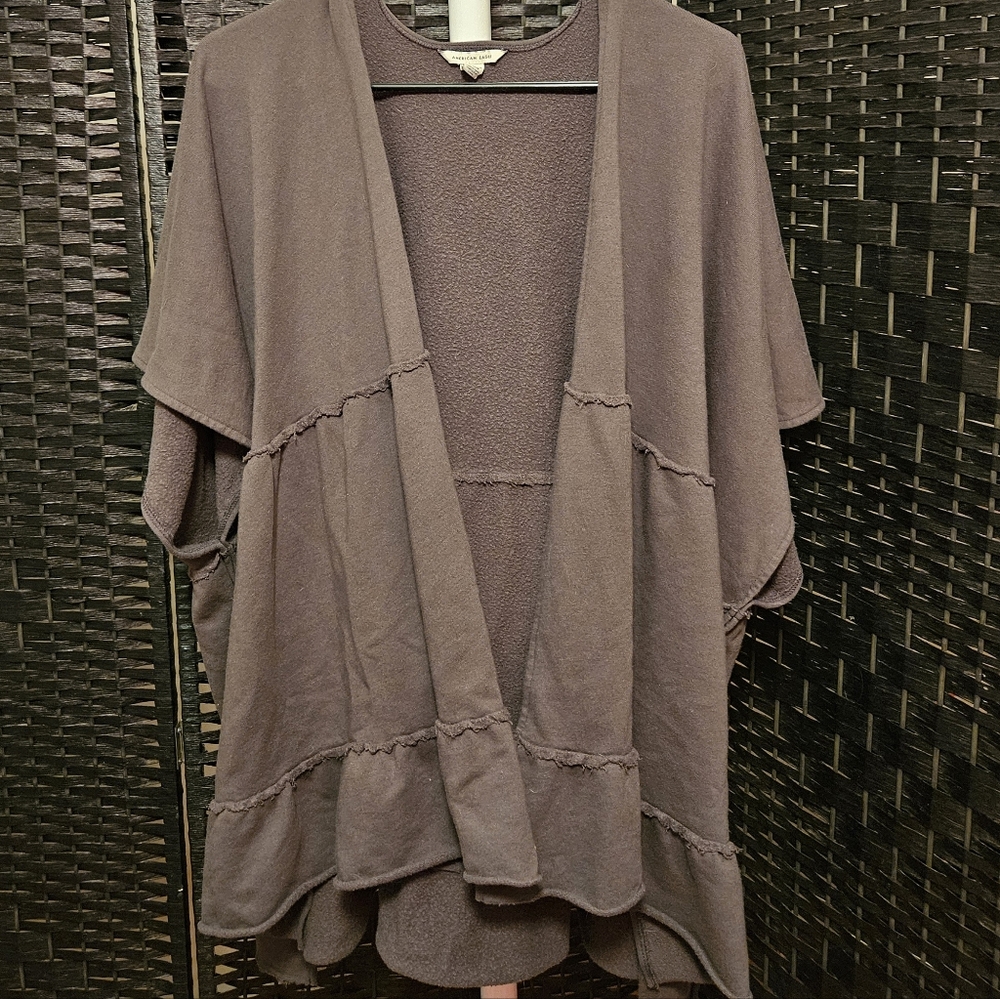 AE Short Sleeve Cardigan One Size